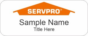 (image for) Servpro Standard White Name Badge