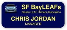 (image for) SF Bay Leafs Nissan Dark Blue Badge