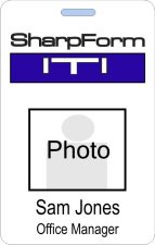 (image for) SharpForm IT Photo ID Badge