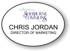 (image for) Sherburne Commons Residences, LLC White Oval Shaped Badge