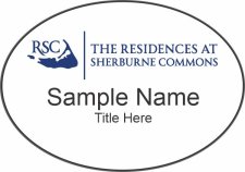 (image for) Sherburne Commons Residences, LLC White Oval Shaped Badge