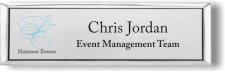 (image for) Shimmer Events Small Silver Executive Badge