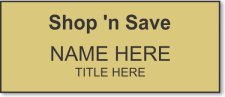 (image for) Shop 'n Save Gold Badge