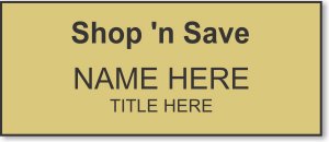 (image for) Shop \'n Save Gold Badge