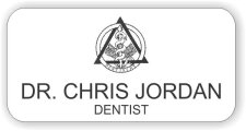 (image for) Sibilia Dentistry Style B White Badge