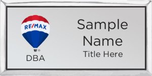 (image for) Remax Balloon Logo - 2017 Executive Silver badge with DBA under Logo