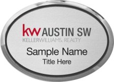 (image for) Keller Williams Austin SW Silver Oval Executive Badge