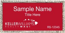 (image for) Keller Williams Maui Bling Silver Badge with Red Insert