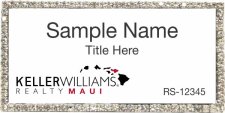 (image for) Keller Williams Maui Bling Silver Badge with White Insert