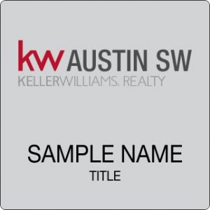 (image for) Keller Williams Austin SW Standard Silver Badge