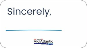 (image for) Albertsons Mid-Atlantic Sincerely Logo Only White Name Badges (Pack of 20)