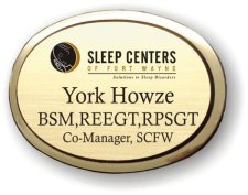 (image for) Sleep Centers of Fort Wayne Executive Oval Badge
