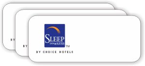 (image for) Sleep Inn & Suites White Badges (Logo Only) 25-Pack (New Logo)