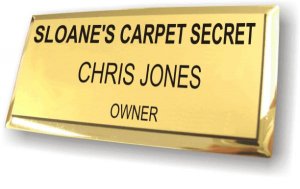 (image for) Sloane\'s Carpet Secret Gold Executive Badge