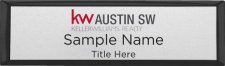 (image for) Keller Williams Austin SW Small Black Executive Silver Badge