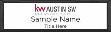 (image for) Keller Williams Austin SW Small Black Executive White Badge