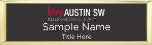 (image for) Keller Williams Austin SW Small Gold Executive Black Badge