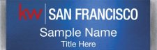 (image for) Keller Williams San Francisco Small Meridian Blue Badge