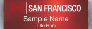 (image for) Keller Williams San Francisco Small Meridian Red Badge