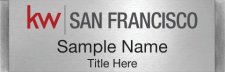 (image for) Keller Williams San Francisco Small Meridian Silver Badge