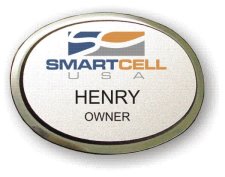 (image for) SmartCell USA Silver Oval Executive