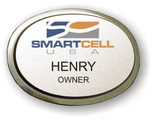 (image for) SmartCell USA Silver Oval Executive