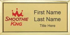 (image for) Smoothie King Executive Gold Name Badge