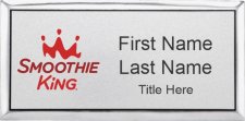 (image for) Smoothie King Executive Silver Name Badge
