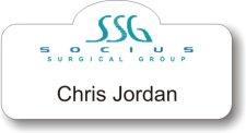 (image for) Socius Surgical Group Shaped White Badge