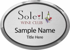 (image for) Soleil Wine Club Silver Oval Executive Badge