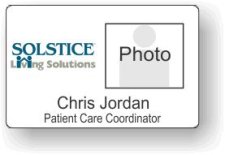 (image for) Solstice Living Solutions Photo ID Badge