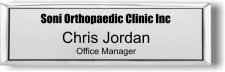 (image for) Soni Orthopaedic Clinic Inc. Small Silver Executive Badge