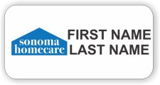 (image for) Sonoma Homecare White Rounded Corners badge