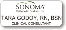 (image for) Sonoma Orthopedics White Badge