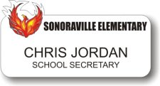 (image for) Sonoraville Elementary School White Shaped Badge