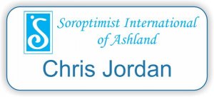 (image for) Soroptimist of Ashland White Badge