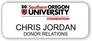 (image for) Southern Oregon University Foundation White Badge