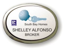 (image for) South Bay Homes Executive Oval Silver Badge