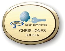 (image for) South Bay Homes GRI Logo Executive Oval Gold Badge