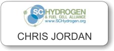 (image for) South Carolina Hydrogen & Fuel Cell White Badge
