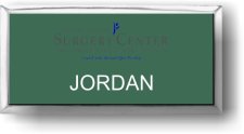 (image for) South Cascade Surgery Center Green Executive Badge with Silver Frame