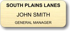 (image for) South Plains Lanes Gold Badge