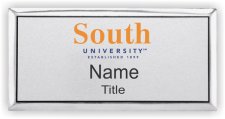 (image for) South University Single Title Executive Silver Badge (Logo B)