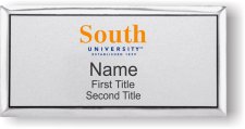 (image for) South University Two Title Executive Silver Badge (Logo B)