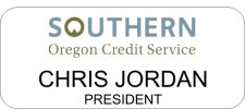 (image for) Southern Oregon Credit Service White Badge