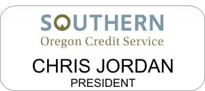 (image for) Southern Oregon Credit Service White Badge