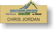 (image for) Southern Oregon Media Group Gold Shaped Badge