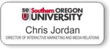 (image for) Southern Oregon University White Badge