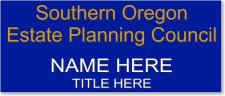 (image for) Southern Oregon Estate Planning Council Blue Square Corners Badge