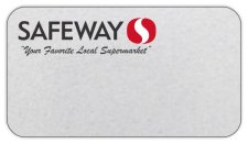 (image for) Safeway Silver Logo Only Badges Pack of 50 (classic style)